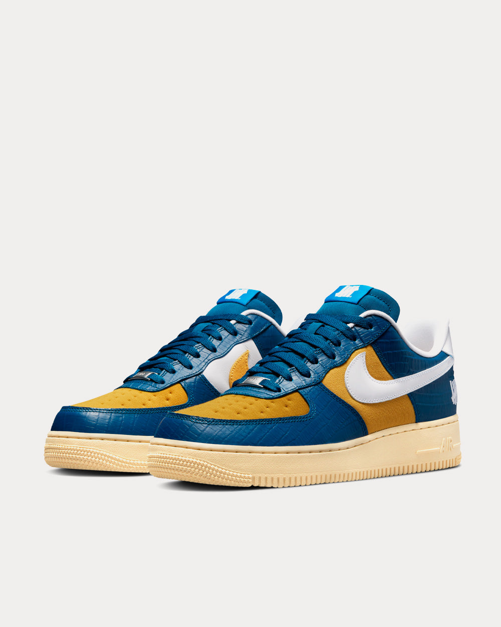 Nike x UNDFTD Air Force 1 Low Court Blue Tone Low Top Sneakers Sneak in Peace