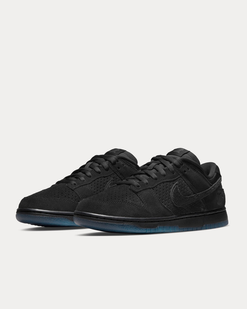 Nike x UNDFTD Dunk Low Black Low Top Sneakers - 3