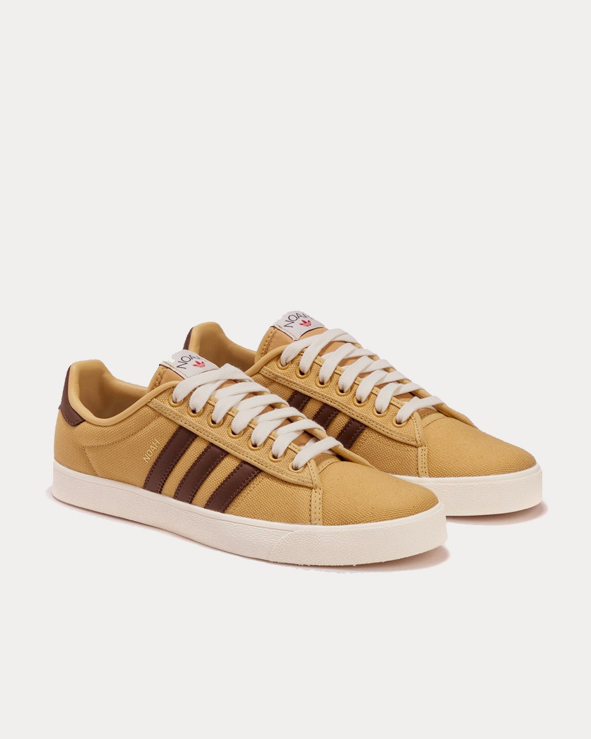 Adidas x Noah Adria Brown / White Low Top Sneakers - 3