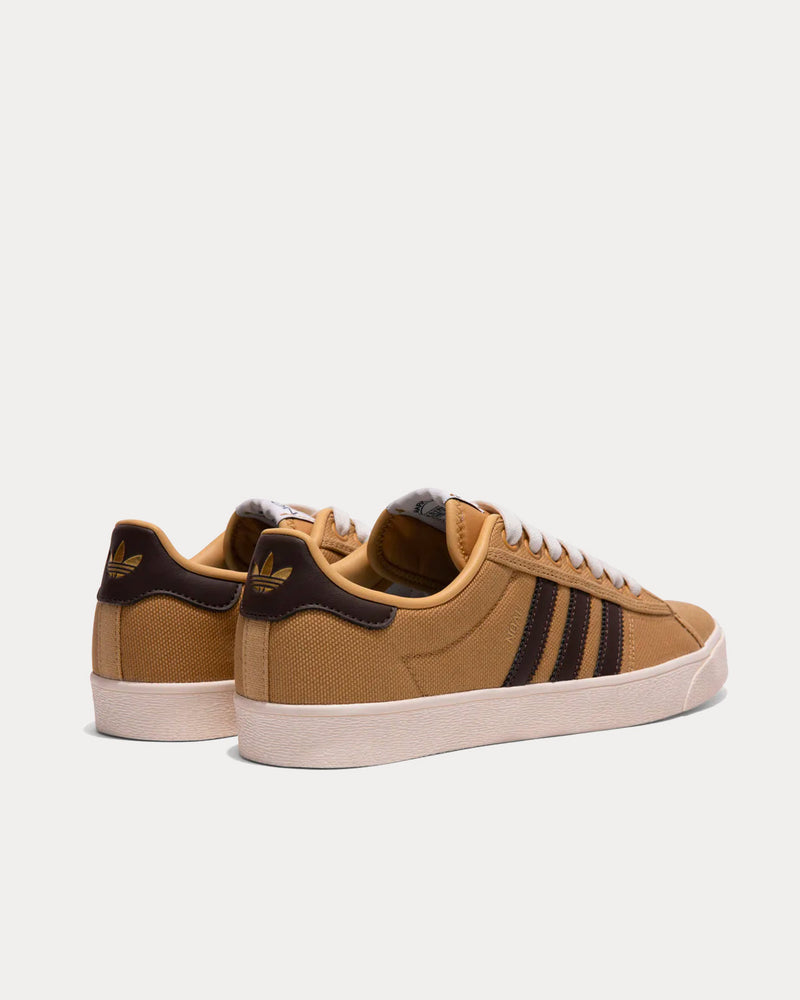 Adidas x Noah Adria Brown / White Low Top Sneakers - 4