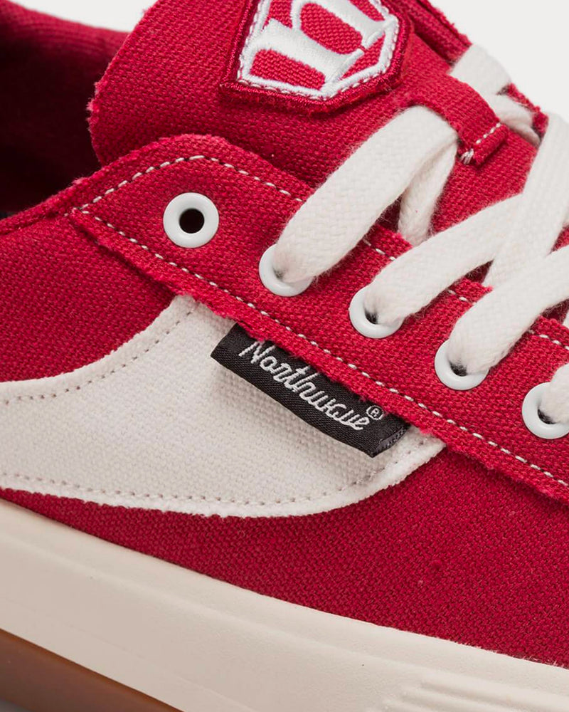 Northwave Espresso Canvas Red Low Top Sneakers - 5