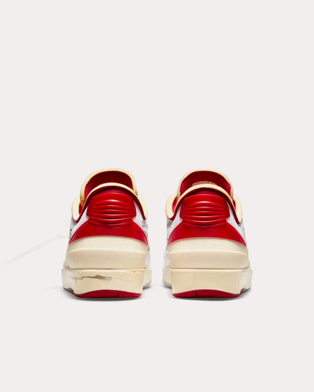 Nike x Off-White Air Jordan 2 Low White and Varsity Red Low Top Sneakers -  Sneak in Peace