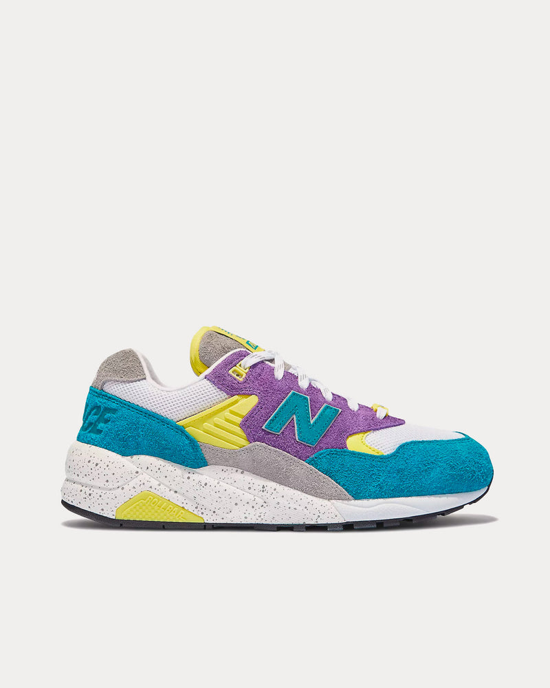 New Balance x Palace 580 Shaded Spruce / Pansy / Evening Primrose Low Top Sneakers - 1