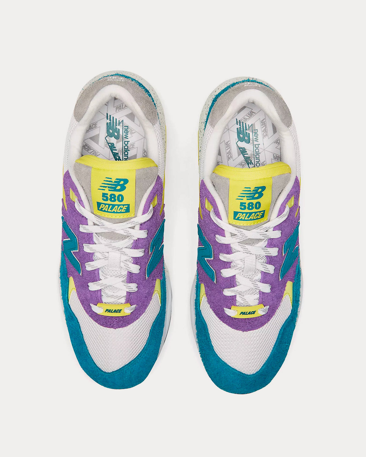 New Balance x Palace 580 Shaded Spruce / Pansy / Evening Primrose Low Top  Sneakers - Sneak in Peace