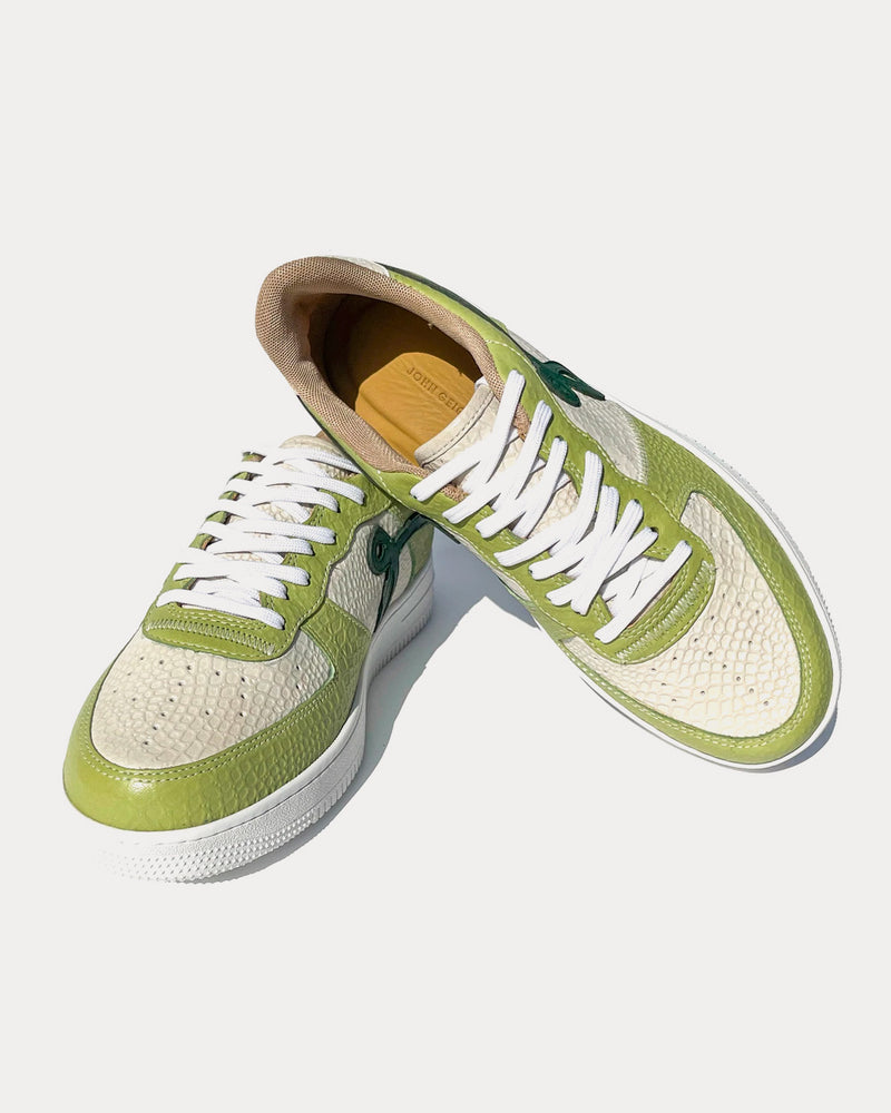 John Geiger x  PATRÓN Tequila GF-01 Green / White Low Top Sneakers - 2