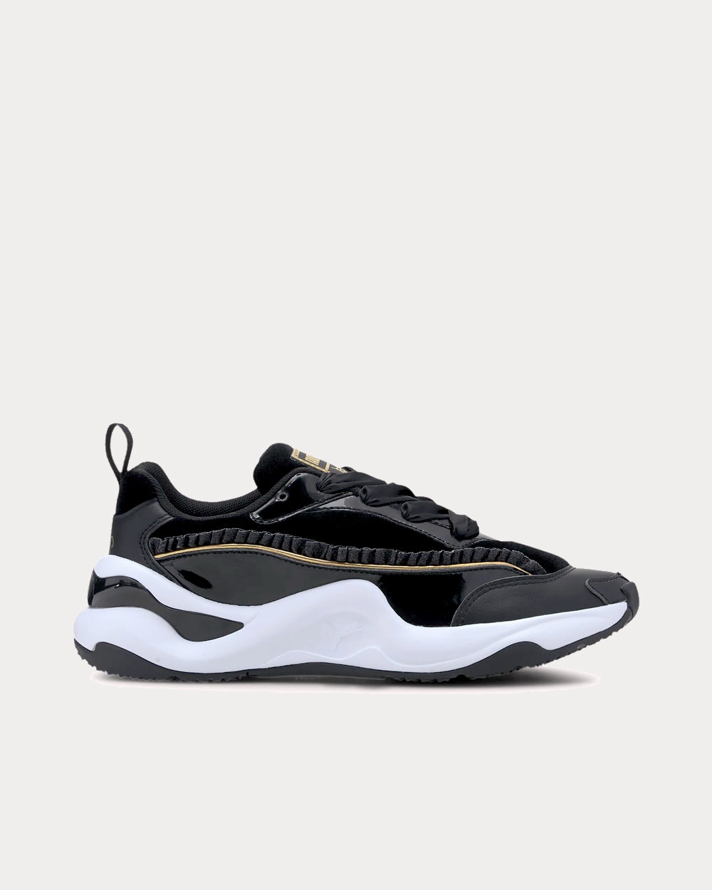 Puma x Charlotte Olympia Rise NU Black Low Top Sneakers - 1