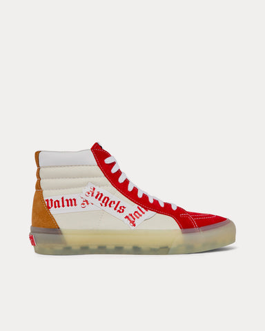 Vans x Palm Angels UA Sk8-Hi Re-Issue LX Red / Beige High Top Sneakers