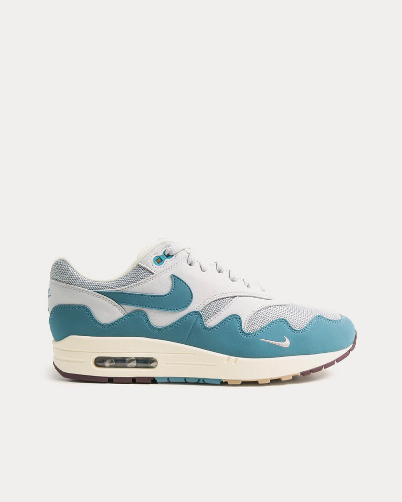 Nike x Patta Air Max 1 Waves Noise Aqua Low Top Sneakers - 1