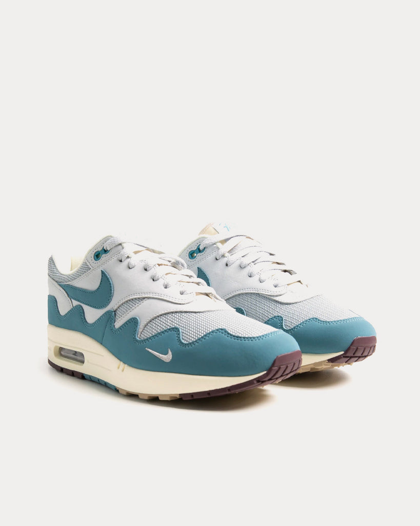 Nike x Patta Air Max 1 Waves Noise Aqua Low Top Sneakers - Sneak