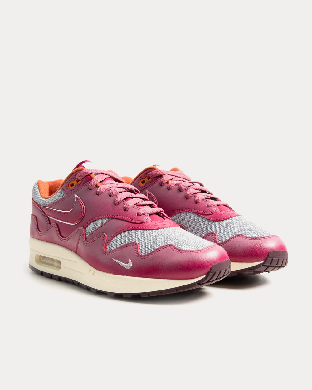 Patta nike air max 1 burgundy hotsell