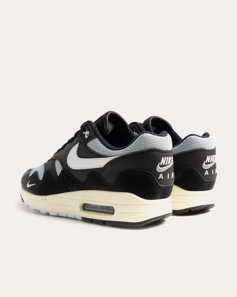 Nike x Patta Air Max 1 Waves Black Low Top Sneakers - 3