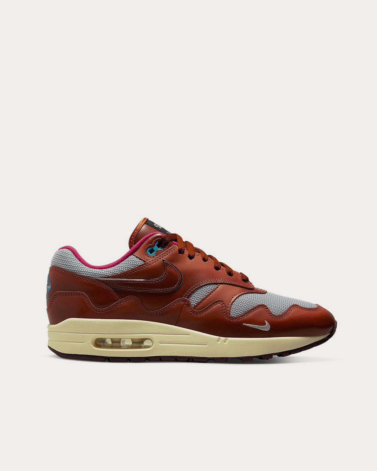 Nike x Patta Air Max 1 Waves Dark Russett Low Top Sneakers - 1