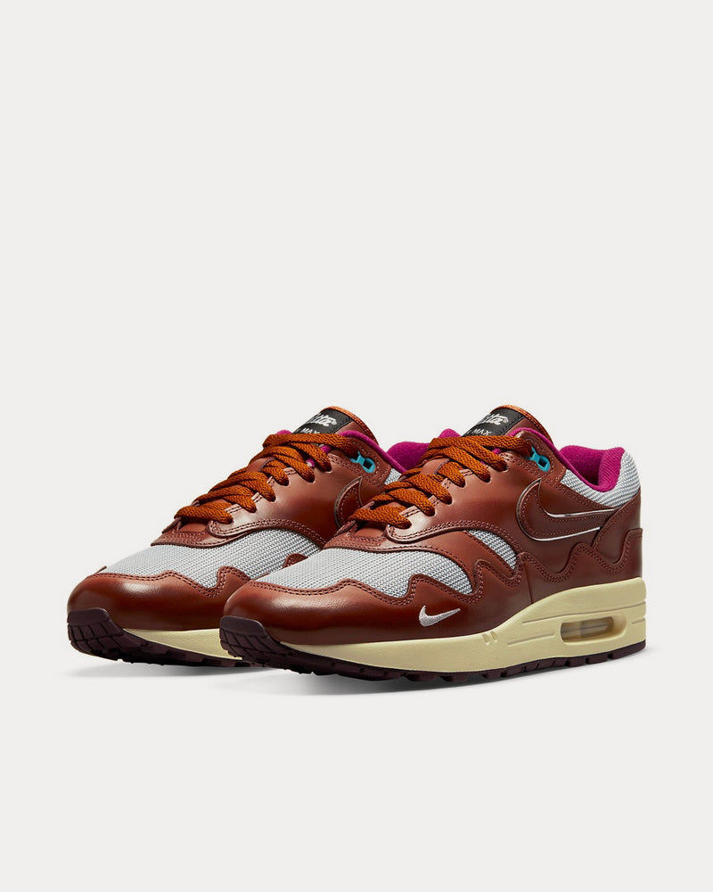 Nike x Patta Air Max 1 Waves Dark Russett Low Top Sneakers - 3