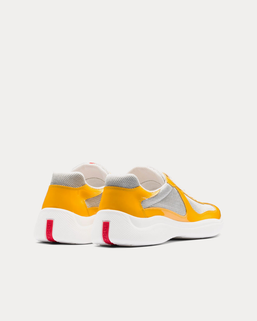 Prada America’s Cup Gold / Silver Low Top Sneakers - 4