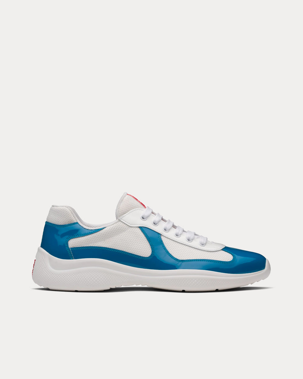 Prada America’s Cup Light Blue / White Low Top Sneakers - 1