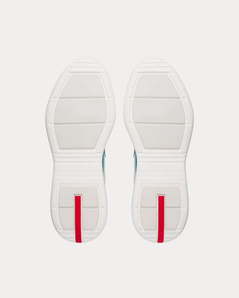 Prada America’s Cup Light Blue / White Low Top Sneakers - 5