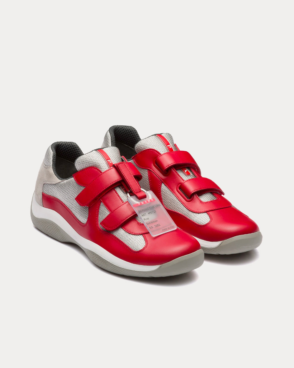 Prada America’s Cup Original Red Low Top Sneakers - 2