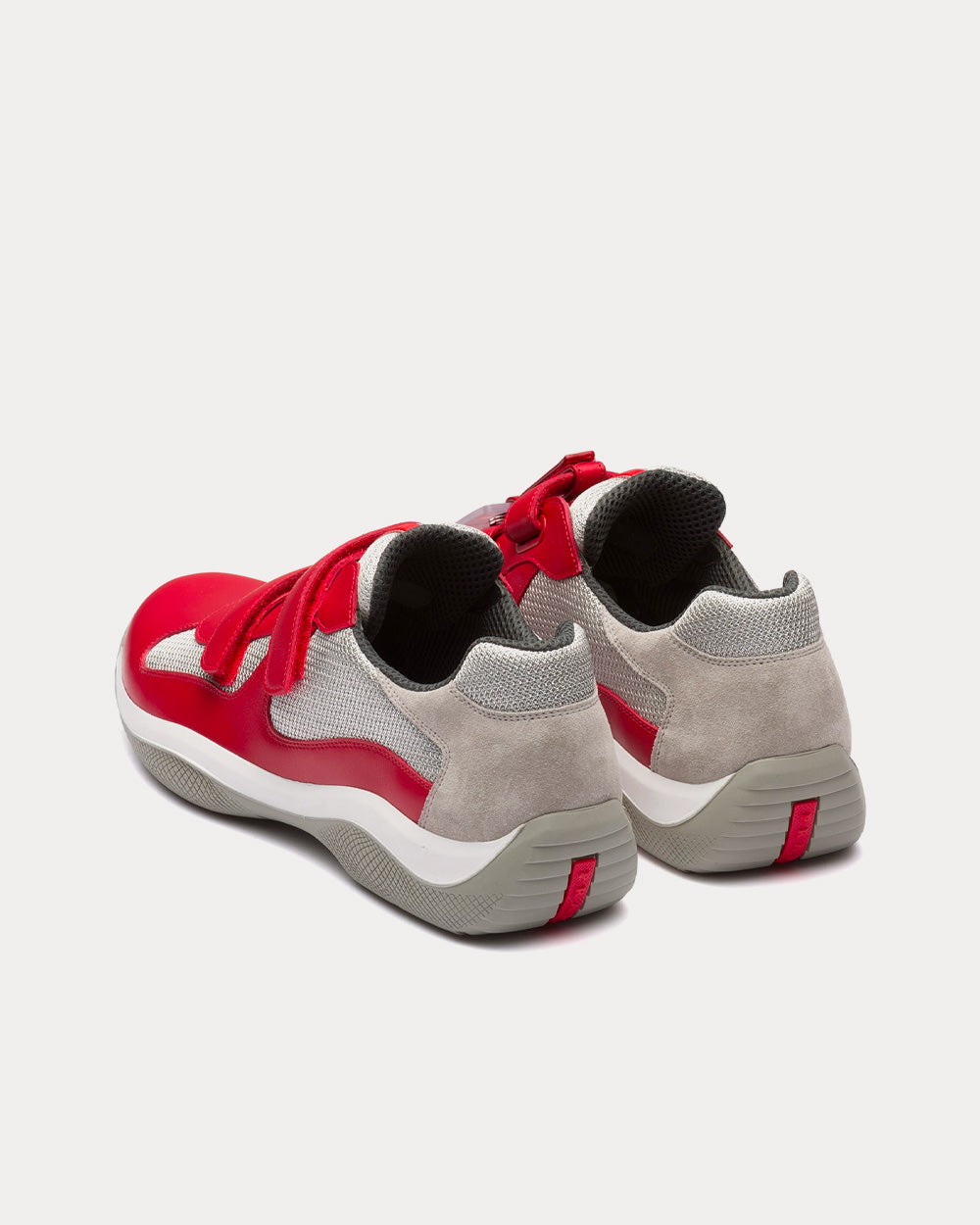 Prada America’s Cup Original Red Low Top Sneakers - 3