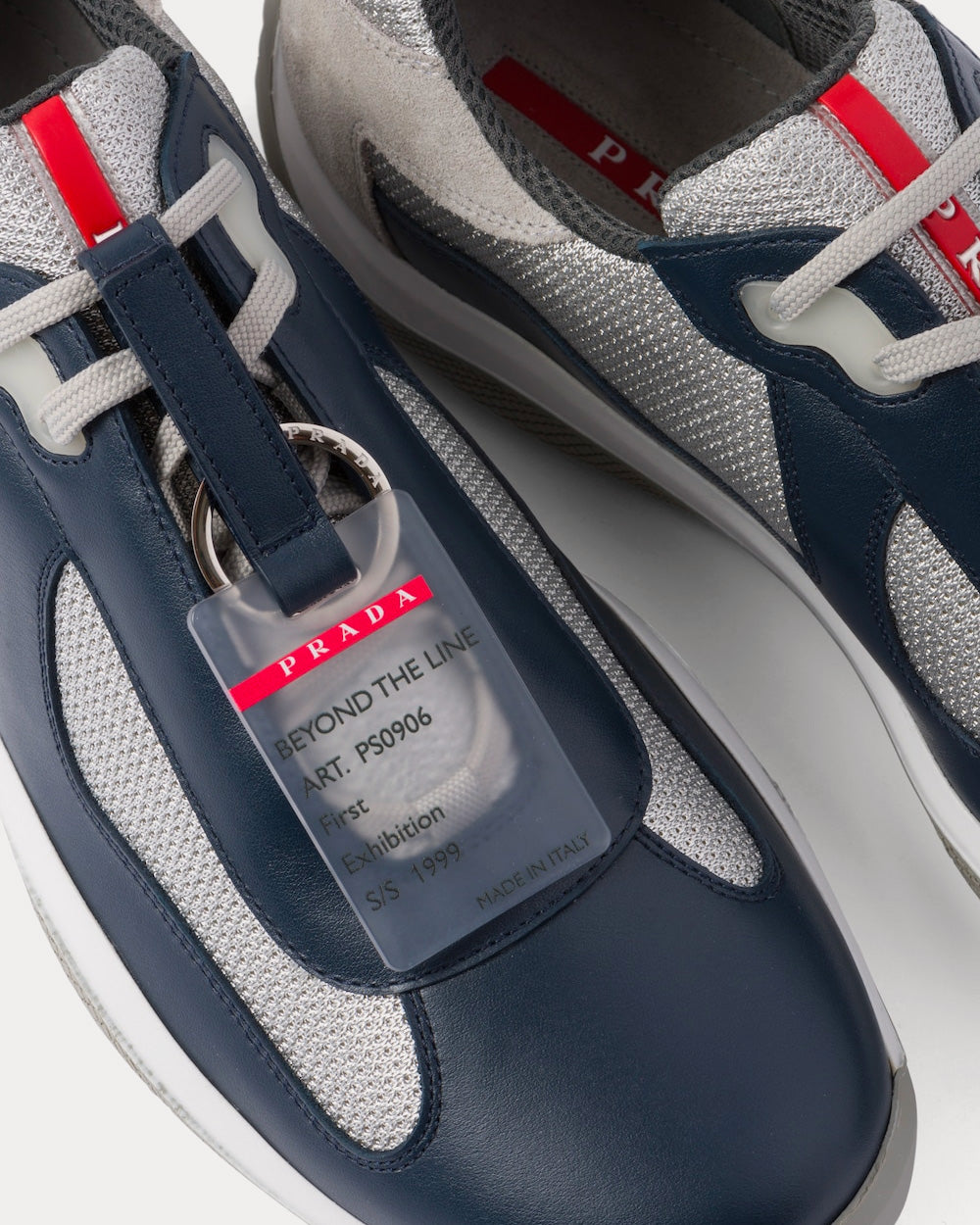 Prada America’s Cup Original Ultramarine Low Top Sneakers - 4