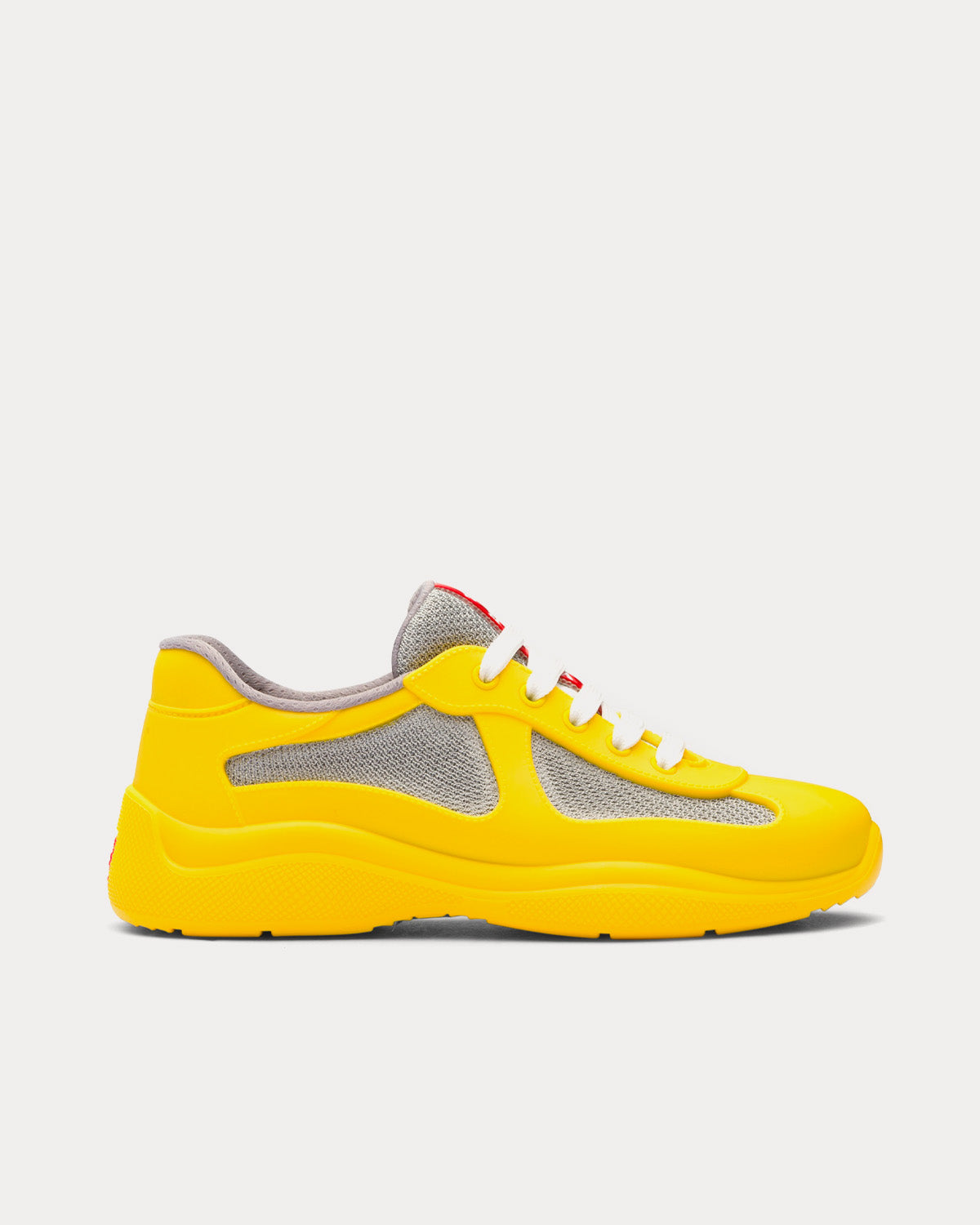 Men s America s Cup Soft Rubber Bike Fabric Sunny Yellow Low Top Sneakers