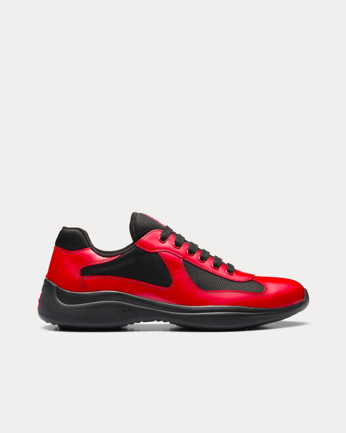 Prada americas cup patent leather sneakers hotsell