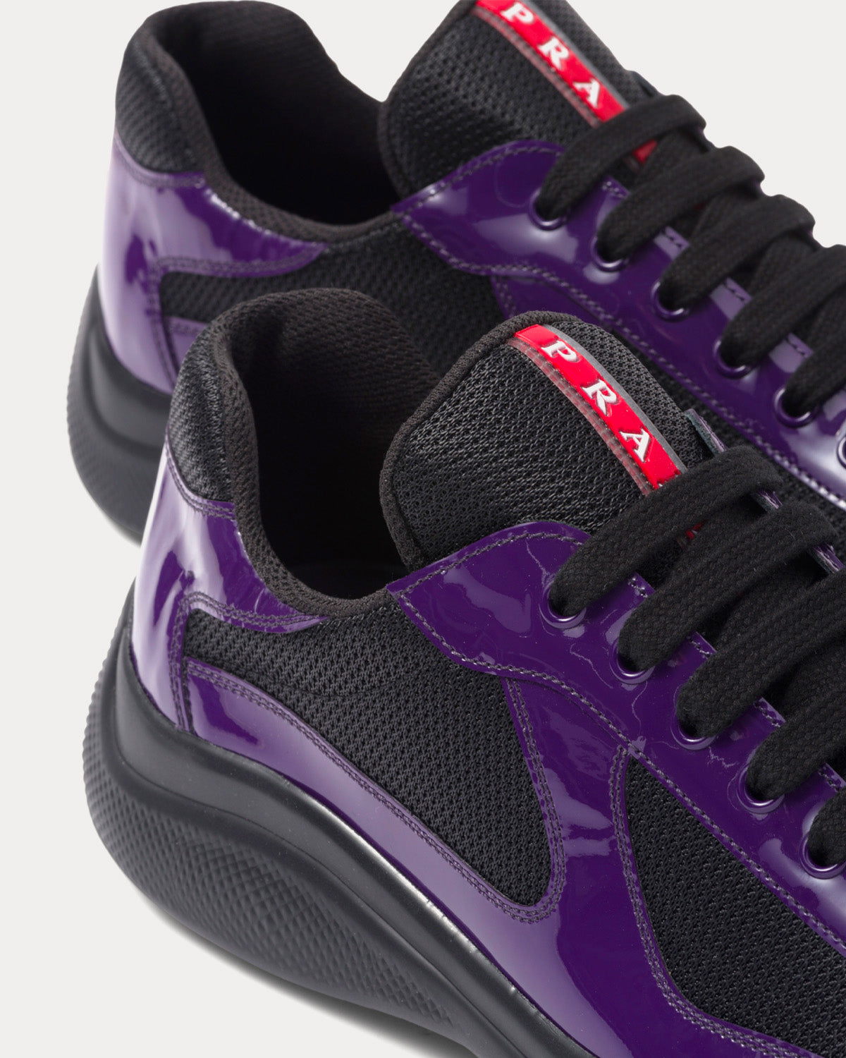 Purple prada sneakers best sale