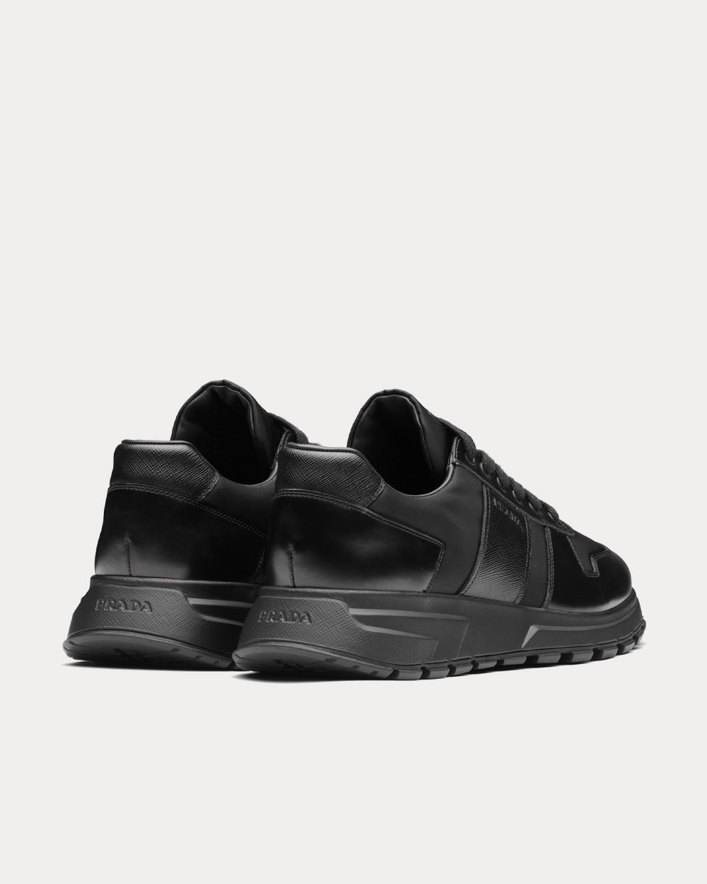 Prada PRAX 01 Black Low Top Sneakers - 4