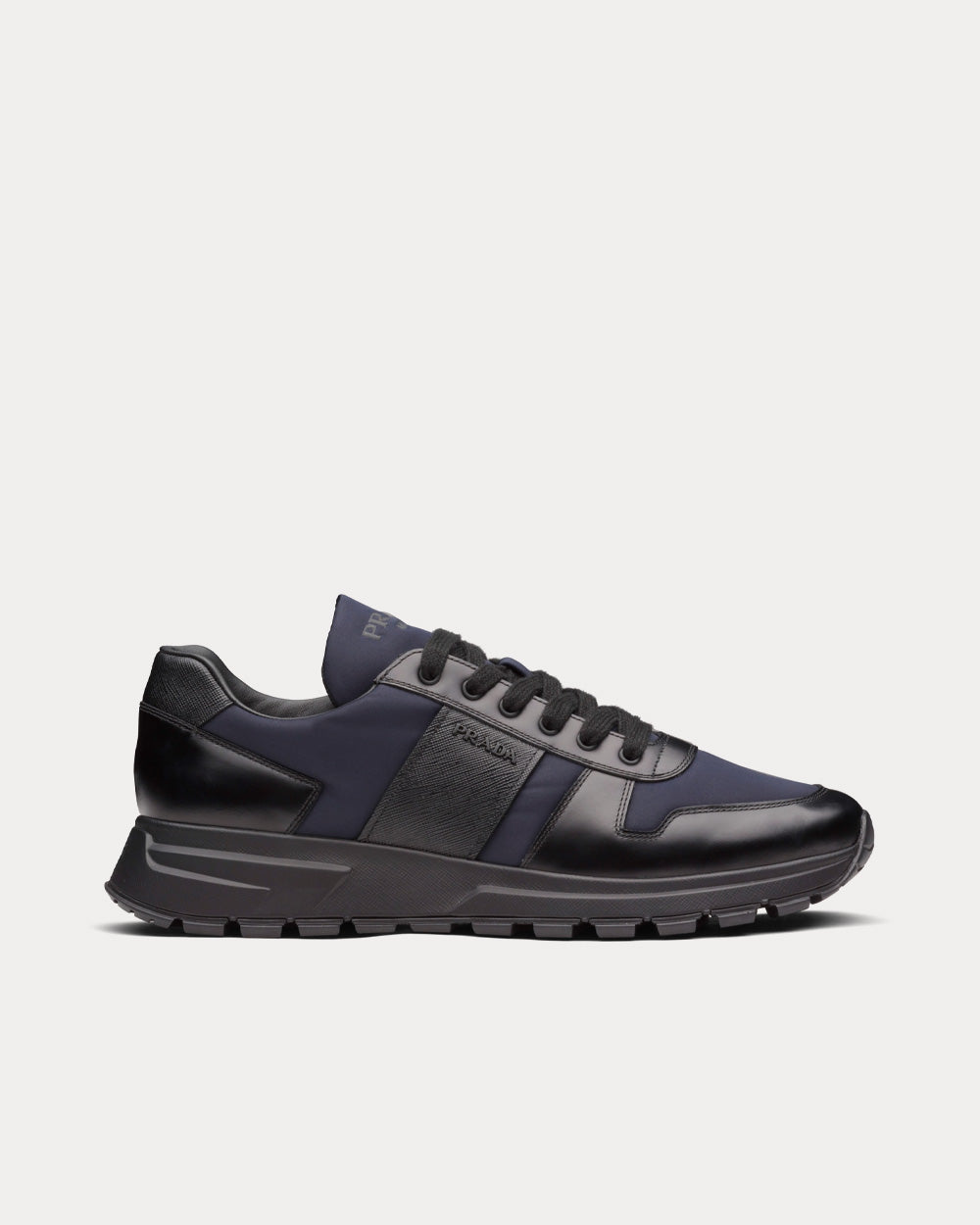 Prada PRAX 01 Black / Blue Low Top Sneakers - 1