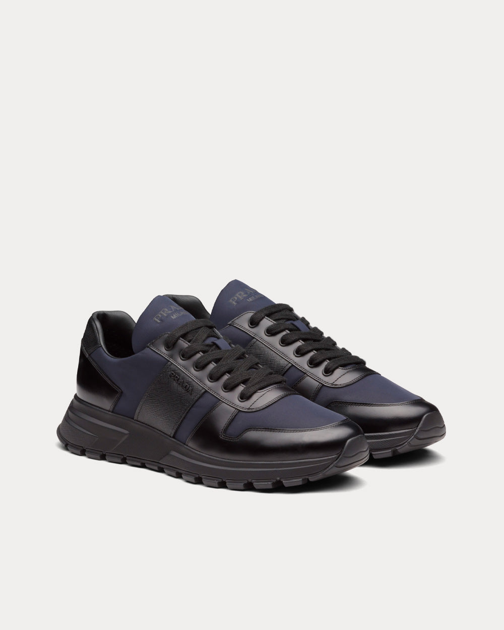 Prada PRAX 01 Black / Blue Low Top Sneakers - 3