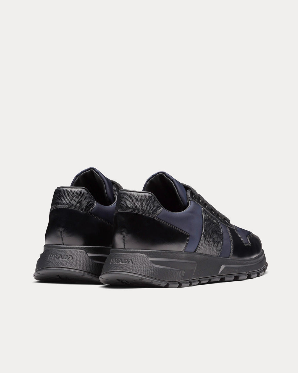 Prada PRAX 01 Black / Blue Low Top Sneakers - 4