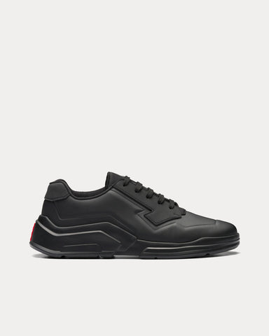 Prada Polarius Black Low Top Sneakers