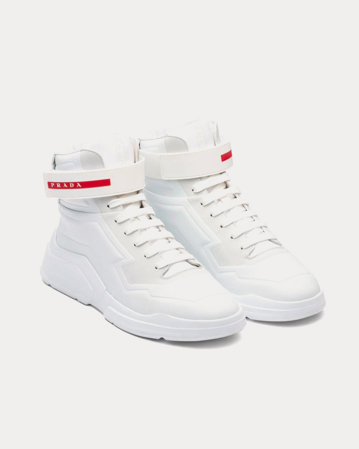 High top prada sneakers online