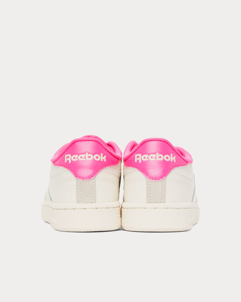 Reebok Club C 85 White / Atomic Pink Low Top Sneakers - 3