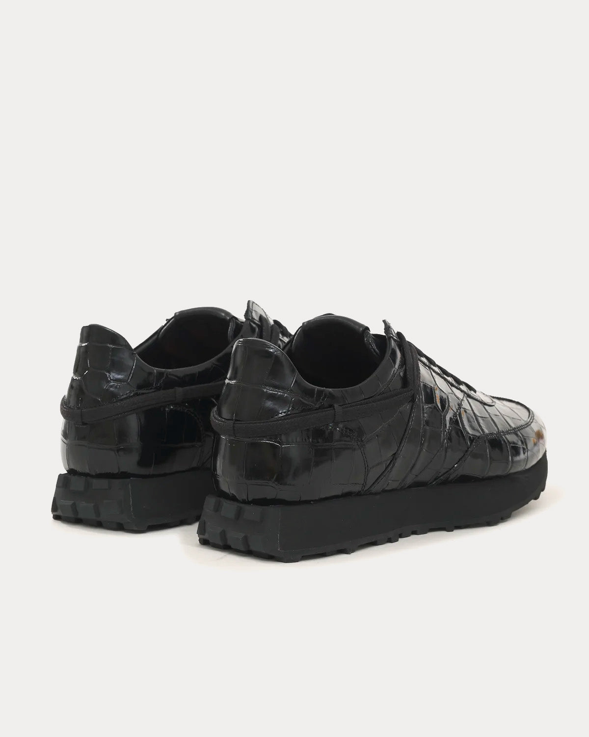 Rhude Croc Runner Black Low Top Sneakers - 3