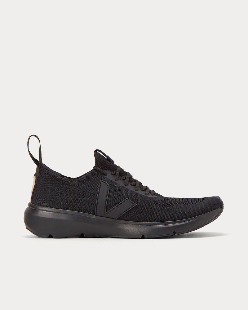 Veja x Rick Owens Runner Style 2 V-Knit Black Low Top Sneakers - 1