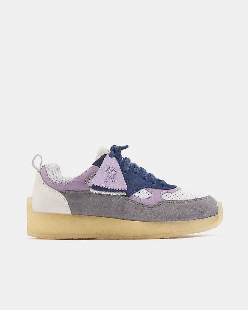 Clarks sneakers hot sale womens purple