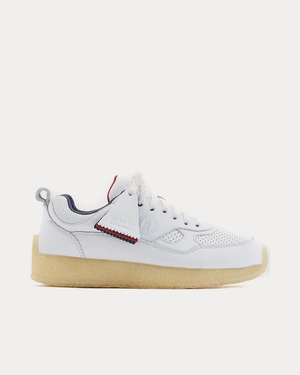 Clarks x Kith Lockhill Suede White Low Top Sneakers - 1