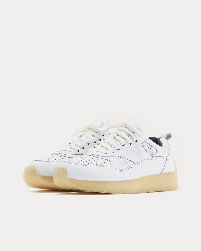 Clarks x Kith Lockhill Suede White Low Top Sneakers - 3