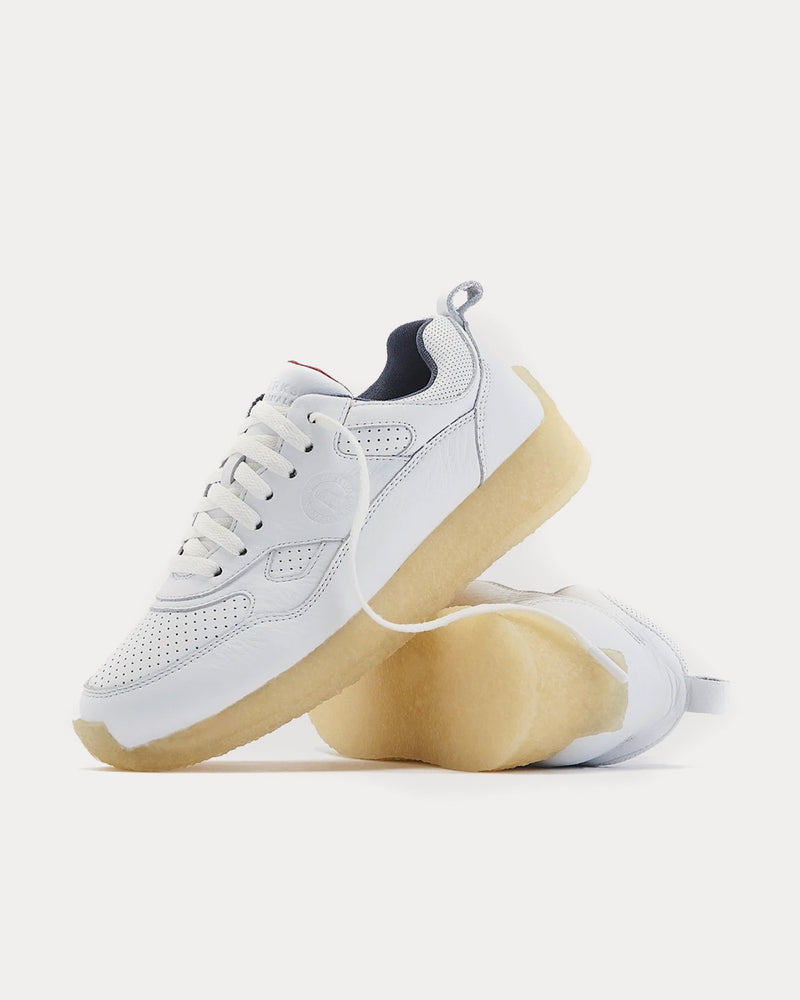 Clarks x Kith Lockhill Suede White Low Top Sneakers - 4