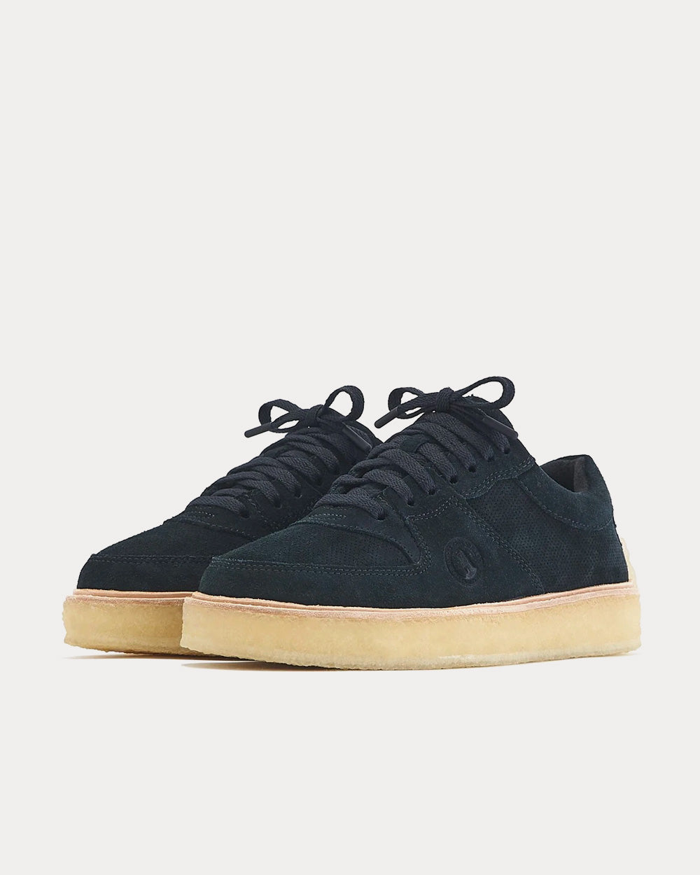 Clarks x Kith Sandford Suede Black Low Top Sneakers - 3