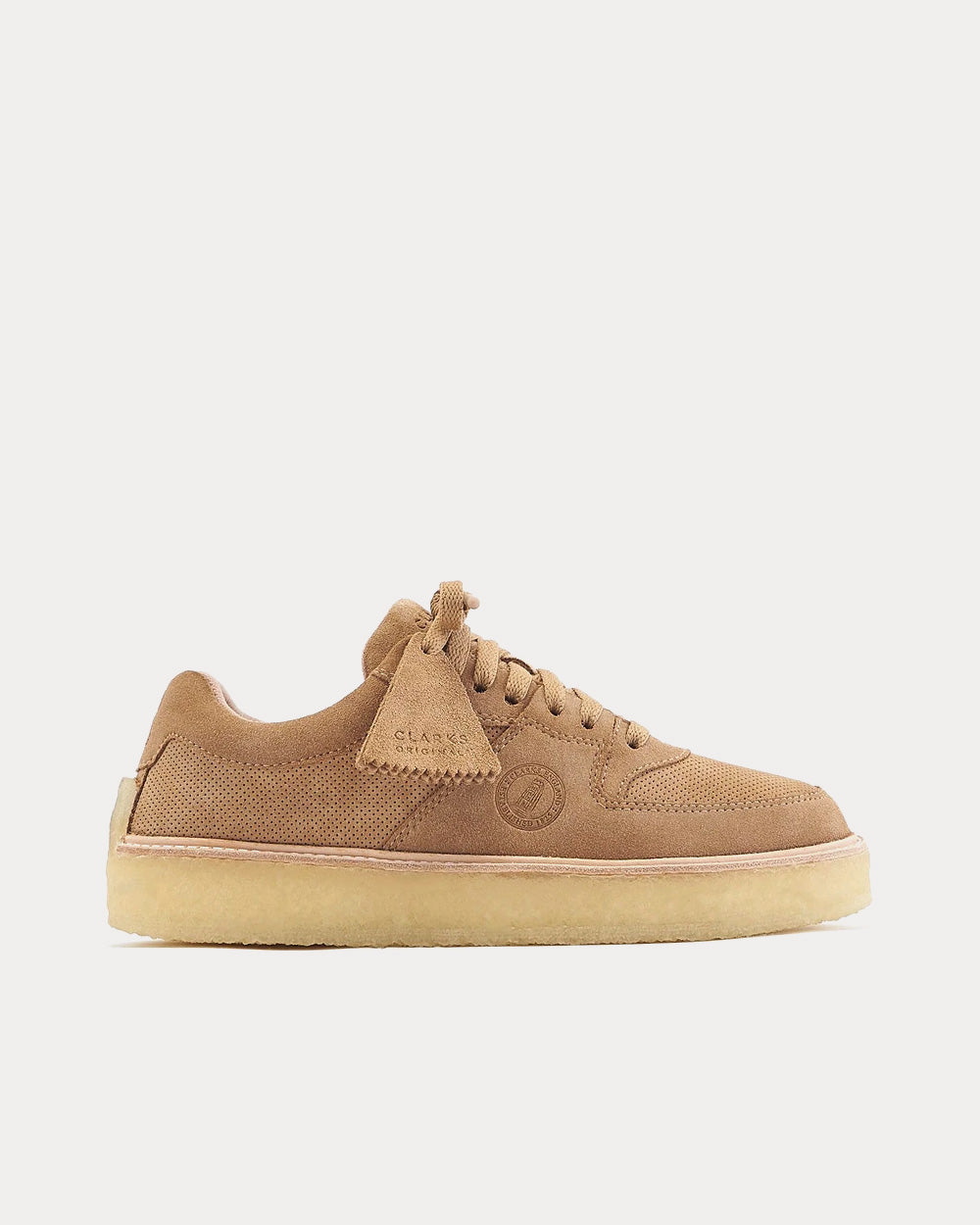 Clarks x Kith Sandford Suede Tan Low Top Sneakers - 1