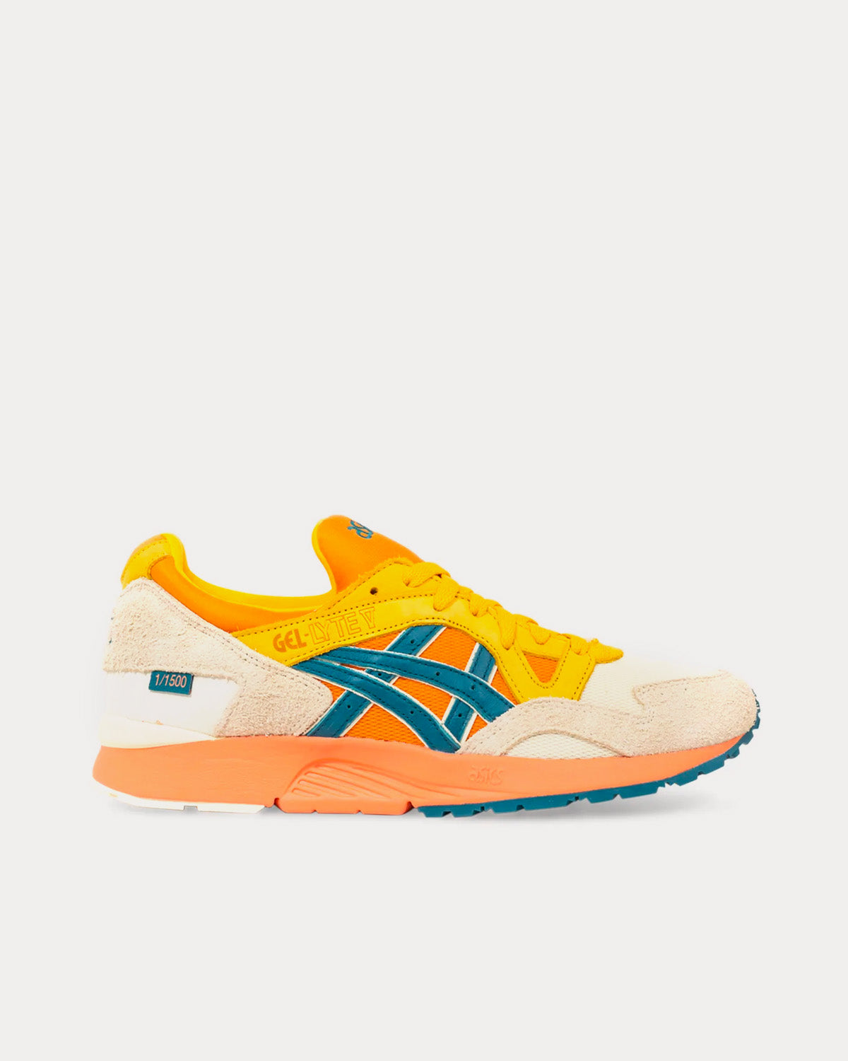 Asics x Social Status x Charlotte Lab Schools GEL-LYTE V Transparent Yellow / Moroccan Blue Low Top Sneakers - 1