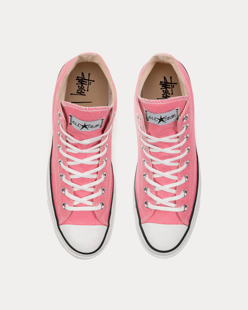 Converse x Stüssy Chuck 70 Hi Pink High Top Sneakers - 2