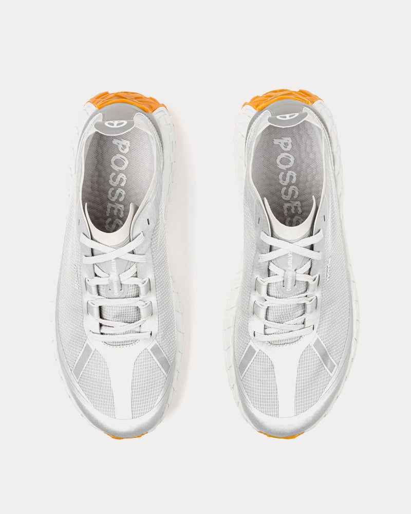 Norda x Satisfy 001 'Peace & Technology' Silver Running Shoes - 2