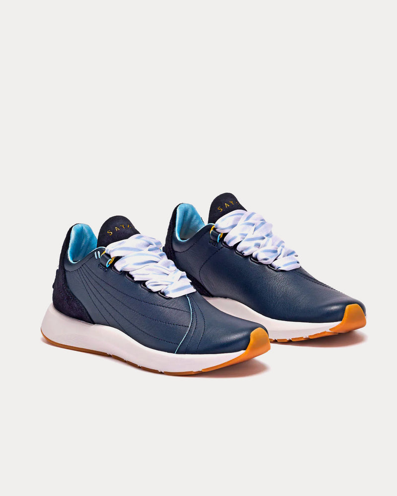 Saysh Two Navy Low Top Sneakers - 3