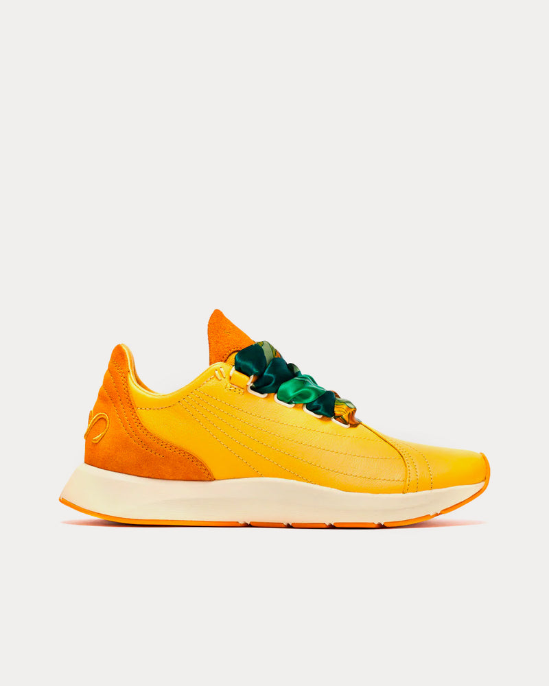 Saysh Two Yellow Low Top Sneakers - 1