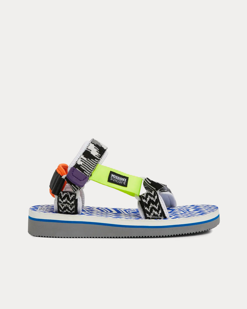 Suicoke x Missoni Depa White / Blue Sandals - 1