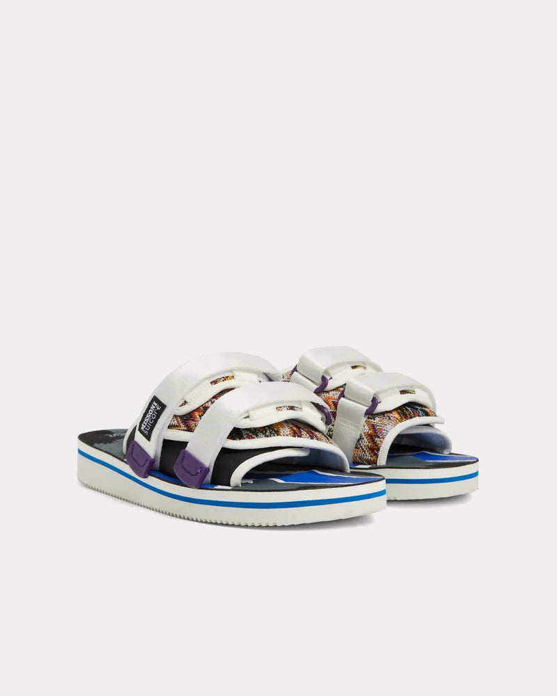 Suicoke x Missoni Moto White / Blue Sandals - 2