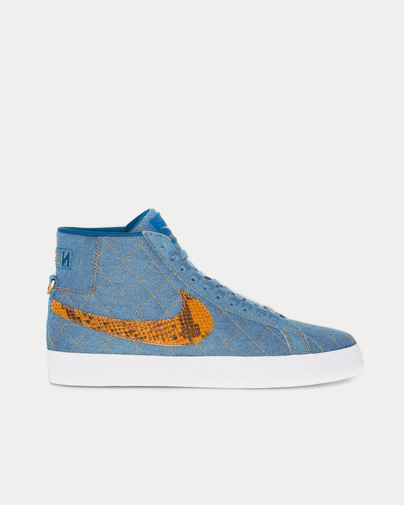 Nike x Supreme SB Blazer Mid Denim High Top Sneakers - 1