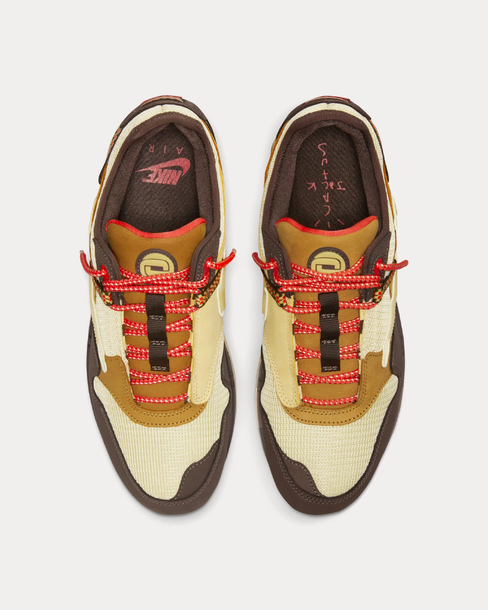 Nike x Travis Scott Air Max 1 'CACT.US Brown' Low Top Sneakers - Sneak in  Peace